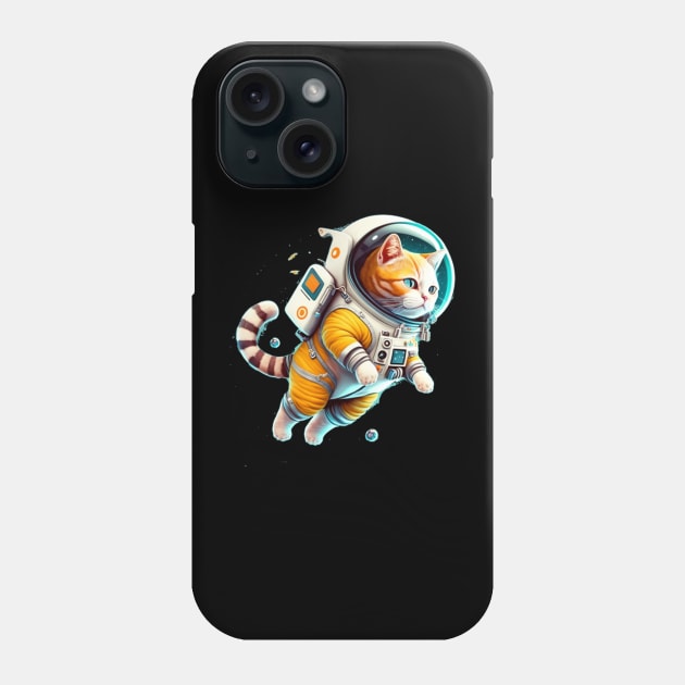 ap lang space cat - astronaut cat Phone Case by KhaledAhmed6249