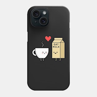 Oat Milk + Coffee = Love Phone Case