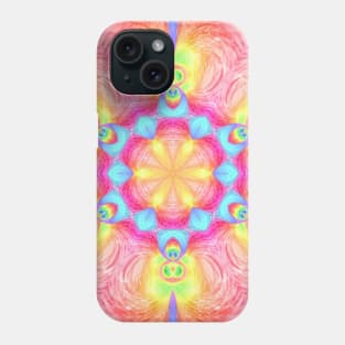 Gods from another dimension - mandala (red version) Phone Case