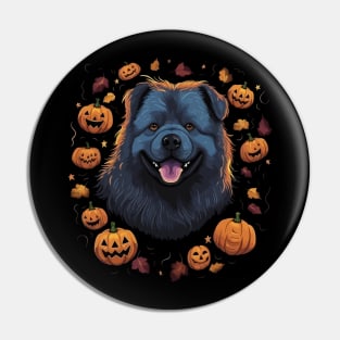 Chow Chow Halloween Pin