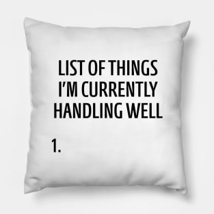 Handling Well Pillow