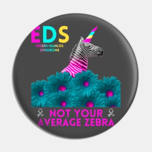 EDS Not Your Average Zebra Pin