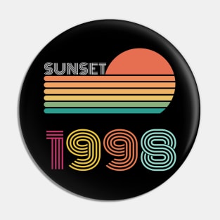 Sunset Retro Vintage 1998 Pin