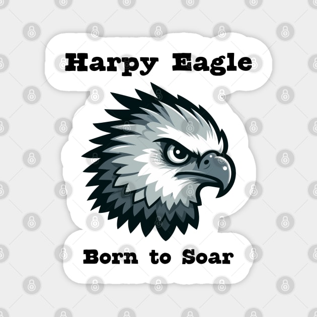 Harpy Eagle Magnet by dinokate