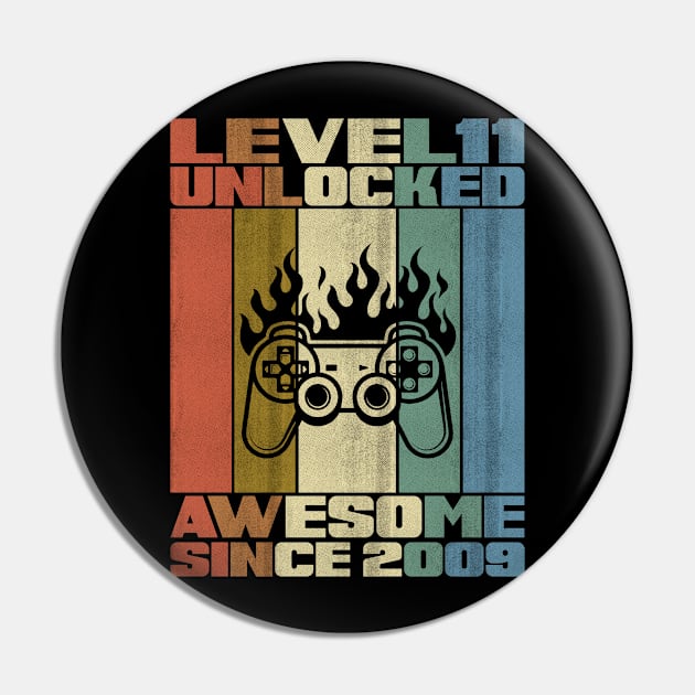 Level 11 Unlocked Birthday 11 Years Old Awesome Since 2009 Pin by 5StarDesigns