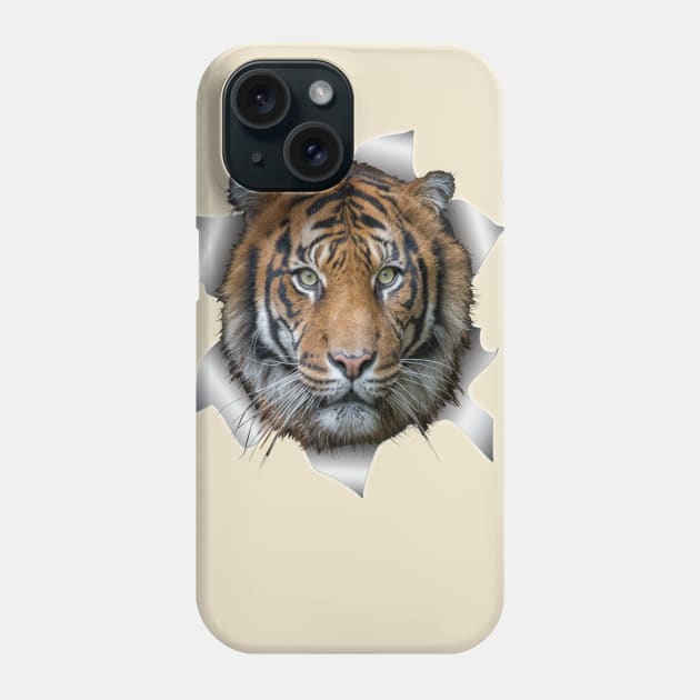 Wildlife Bengal-tiger Phone Case by Nadine8May
