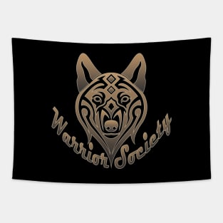 Warrior Society (Wolf) Tapestry