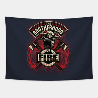 Brotherhood of fire for fire fighters Tapestry