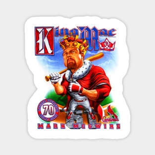 McGwire Homerun King Mac - Cardinals Baseball Magnet