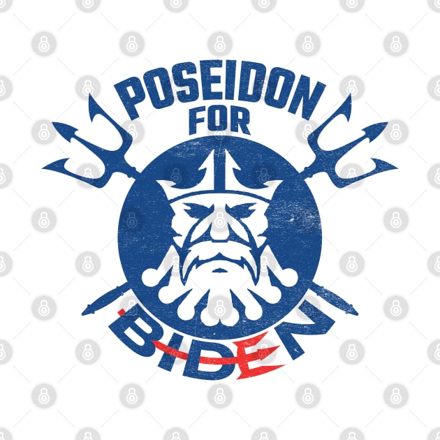 Poseidon For Biden by MZeeDesigns