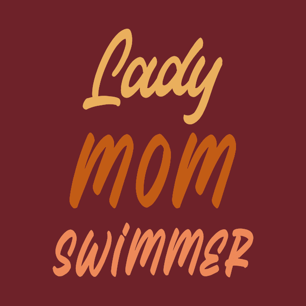 lady, mom, swimmer, design v2 by H2Ovib3s