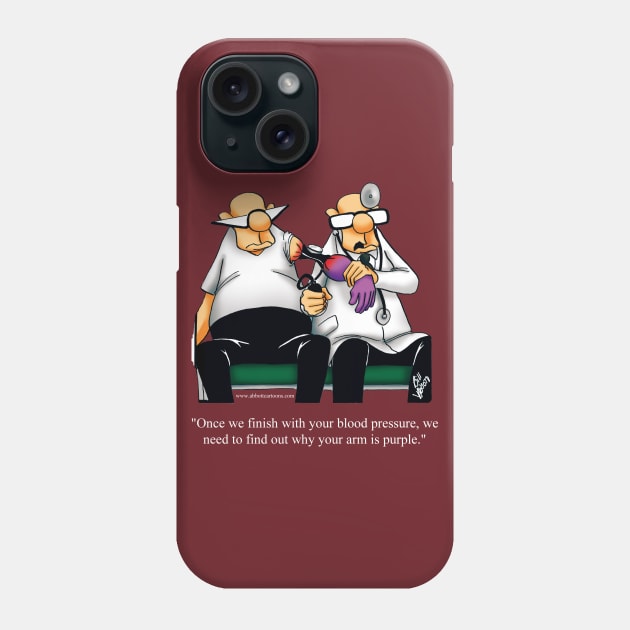 Funny Spectickles Blood Pressure Medical Cartoon Humor Phone Case by abbottcartoons