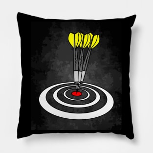 Dartboard Dart Player With Darts Arrows Pillow