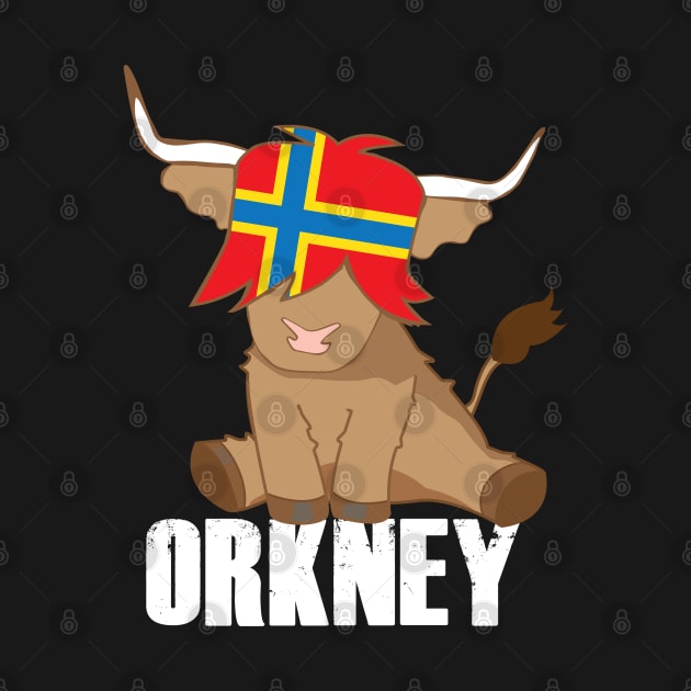 Cool orkney flag t-shirt cow farmer shirt by ayelandco