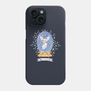 Snow Globe Angel Phone Case