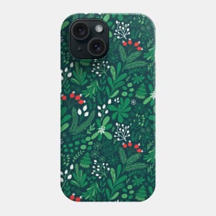 Christmas holiday pattern Phone Case