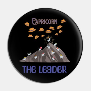 The characters of the zodiac: Capricorn Pin