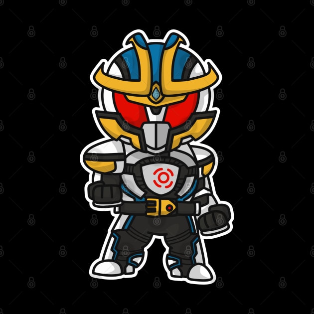 Kamen Rider IXA Chibi Kawaii Style by The Toku Verse