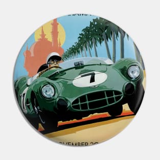 Vintage Travel Poster - Bahama Grand Prix Pin