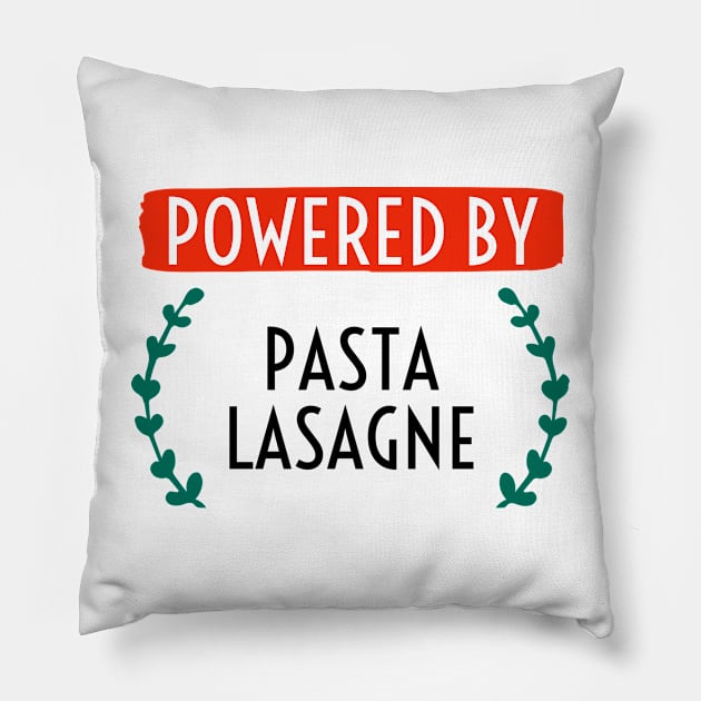 powered by lasagne Pillow by CookingLove