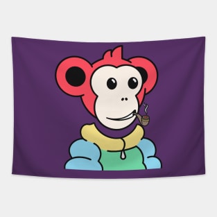 Monkeyist #1 With Clothes Tapestry