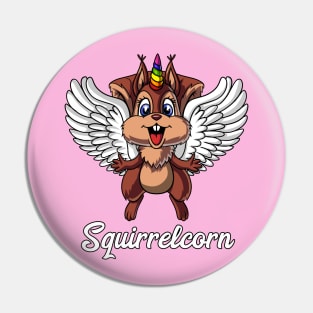 Squirrel Unicorn Pin