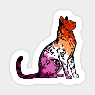 lesbian pride kitty Magnet