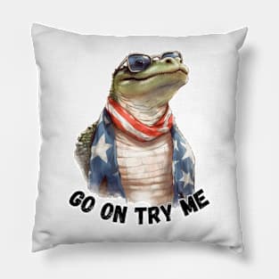 Alligator Go On Try Me Pillow