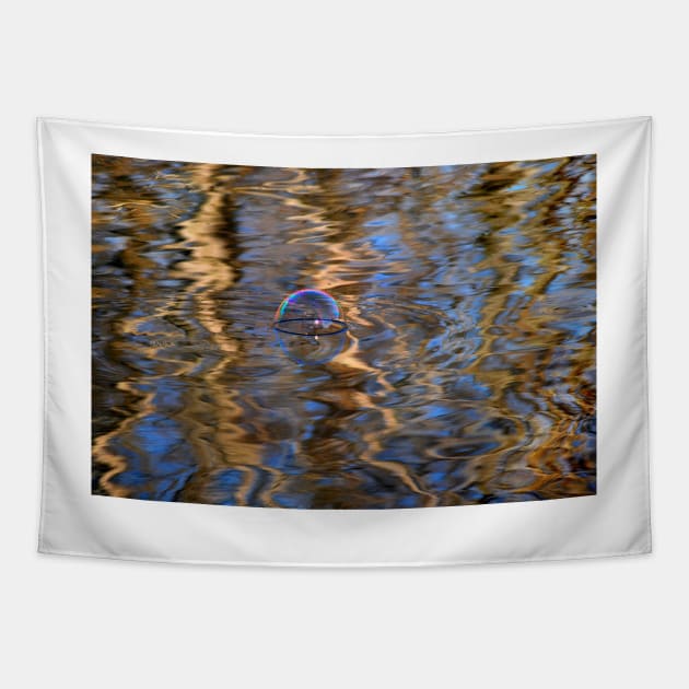 Water reflections & bubble Tapestry by LaurieMinor