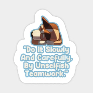 Mum Quote - Do it slowly Magnet