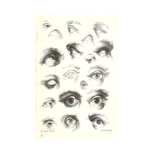 Many Eye Drawings - c. 1675 Illustrations T-Shirt