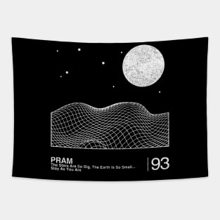 Pram / Minimalist Fan Artwork Graphic Design Tapestry