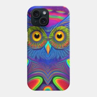 Psychedelic Owl Phone Case