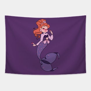 Red Hair Mermaid Tapestry