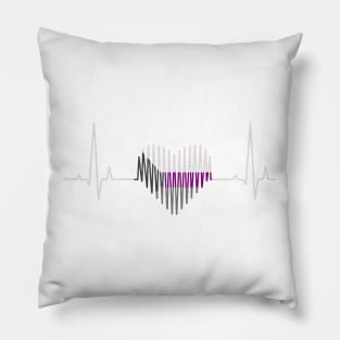 Demisexual heartbeat Pillow