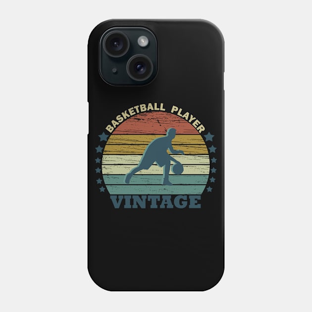 vintage basketball player Phone Case by omitay