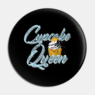 Cupcake Queen Baking Girl Gift Pin