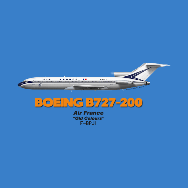 Boeing B727-200 - Air France "Old Colours" by TheArtofFlying