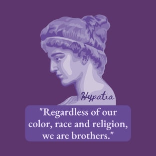 Hypatia of Alexandria Portrait and Quote T-Shirt