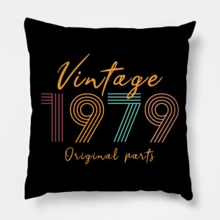 Vintage 1979 Birthday 45 years old gift Pillow