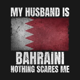 My Husband is Bahraini Flag Gifts for Wife Bahraini Husband T-Shirt