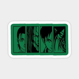 Attack on Titan Eren forms Magnet