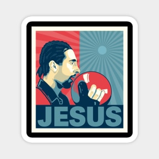 Barack Quintana - Obama Style The Jesus Hope Design Magnet