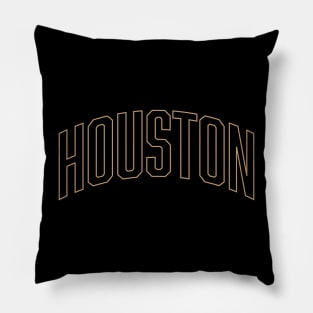 Houston Sand Outline Pillow