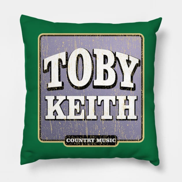 Toby Keith - Design Text Pillow by Rohimydesignsoncolor