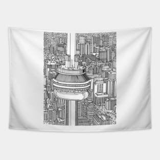 TV Tower in Canada Tapestry