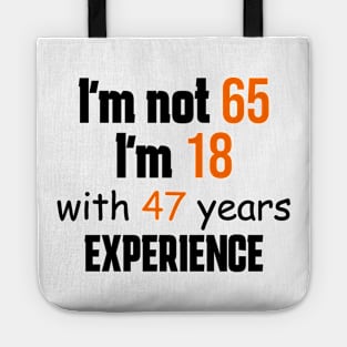 65th birthday Tote