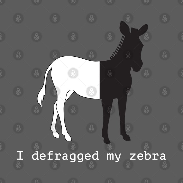 Defragged Zebra by katelein