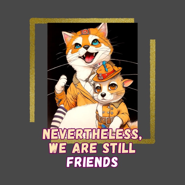 Nevertheless, we are still friends (cat and mouse cartoon) by PersianFMts