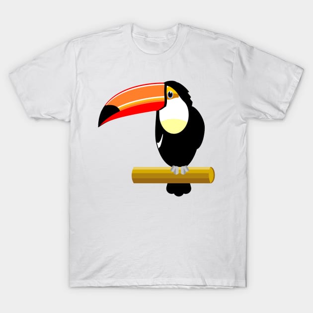 Vedhæft til pyramide Hover Toucan - Toucan Bird - T-Shirt | TeePublic